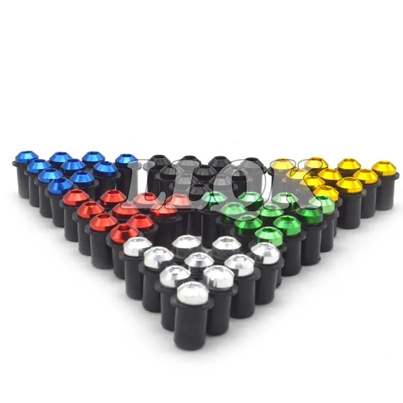 Motorcycle Cnc Windshield Spike Bolt Screw M5 Nuts