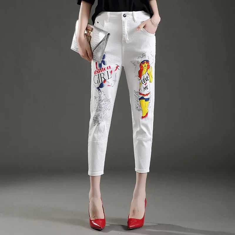 printed jeans for womens online