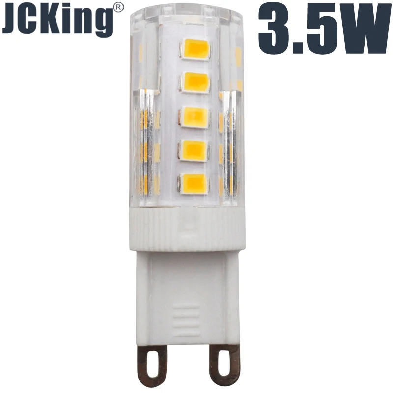 JCKing(упаковка из 10) 3 Вт G9 светодиодный светильник 40 SMD 2835 Светодиодный s AC120V/220 V теплый белый/холодный белый галогенная лампа светодиодный G9 Капсульная лампа