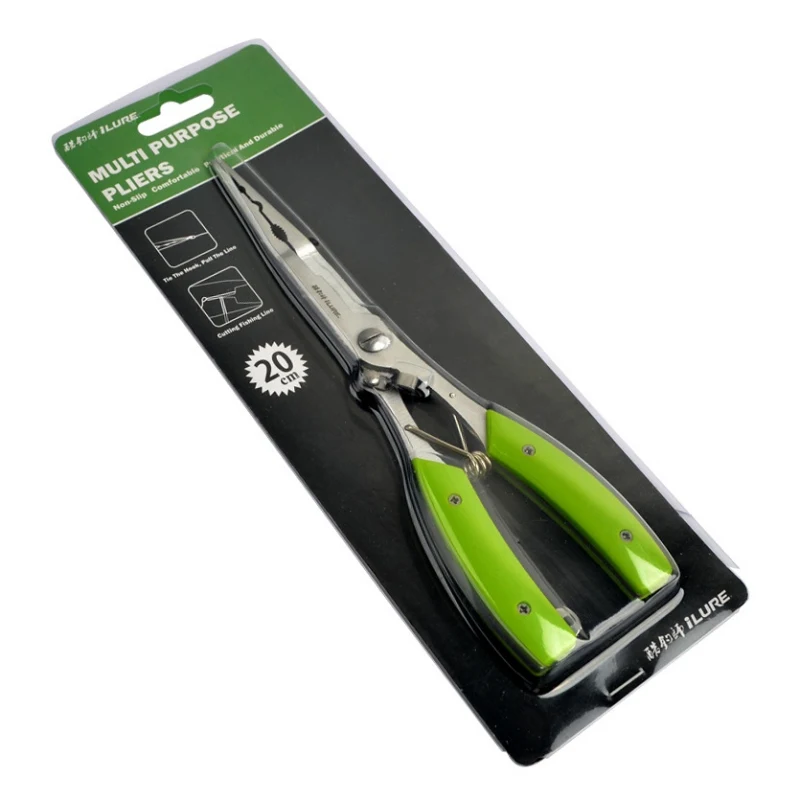 

Stainless Steel Fishing Plier Scissor Braid Line Lure Multifunctional Cutter Hook Remover Fish Use Tongs Scissors Fishing Tackle