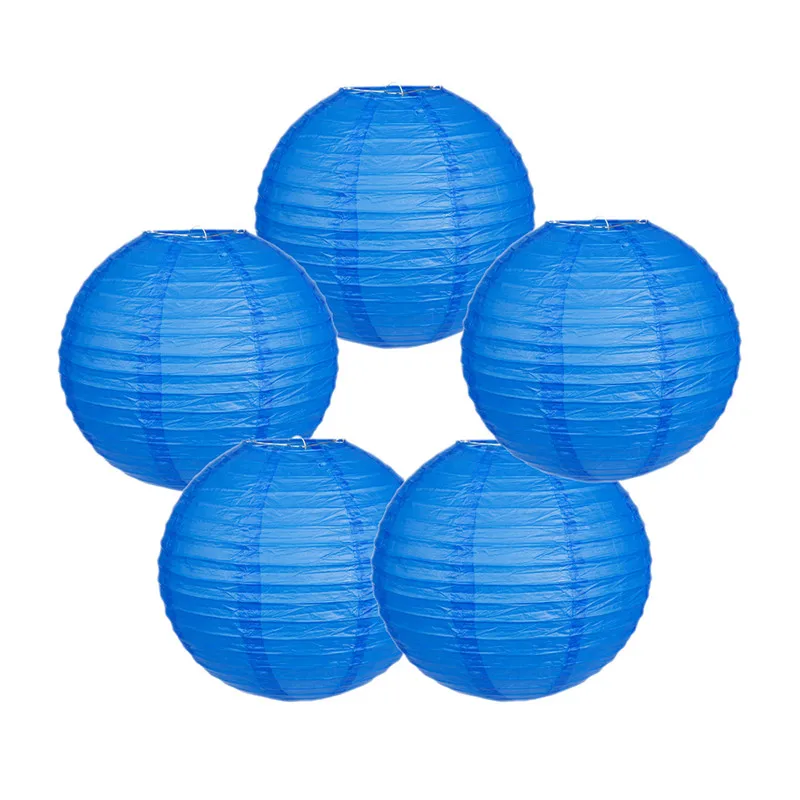

10pcs/lot (10cm-40cm) Royal Blue color Chinese Paper Lantern for Wedding Birthday Party Garden Home Decoration Festival lantern