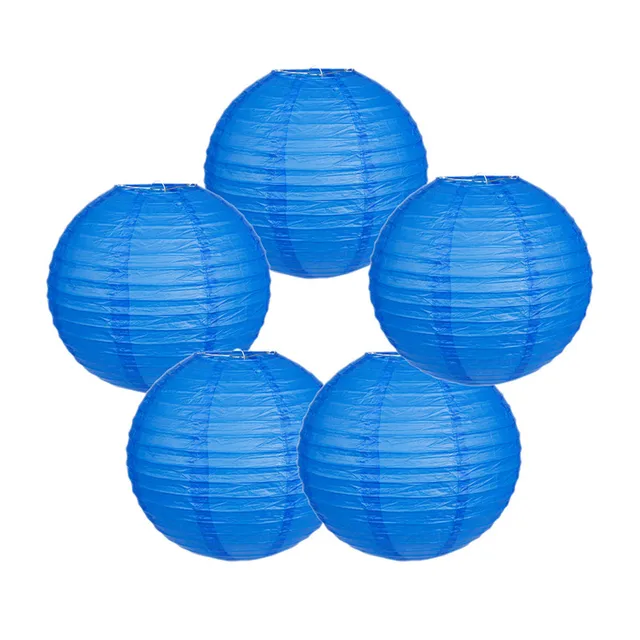 10pcs/lot (10cm 40cm) Royal Blue color Chinese Paper Lantern for