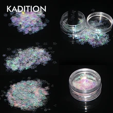 KADITION, хлопья для ногтей, блестки, пудра, цвета, украшение, блестки, многоцветные, d, золото, серебро, блестящая форма, блестки, дизайн ногтей