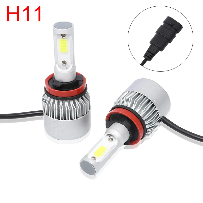 DIC 5 пар S2 H11 H4 светодиодный лампы автомобиля фар H7 H1 H13 H3 H27 9005/HB3 9006/HB4 9007 подол