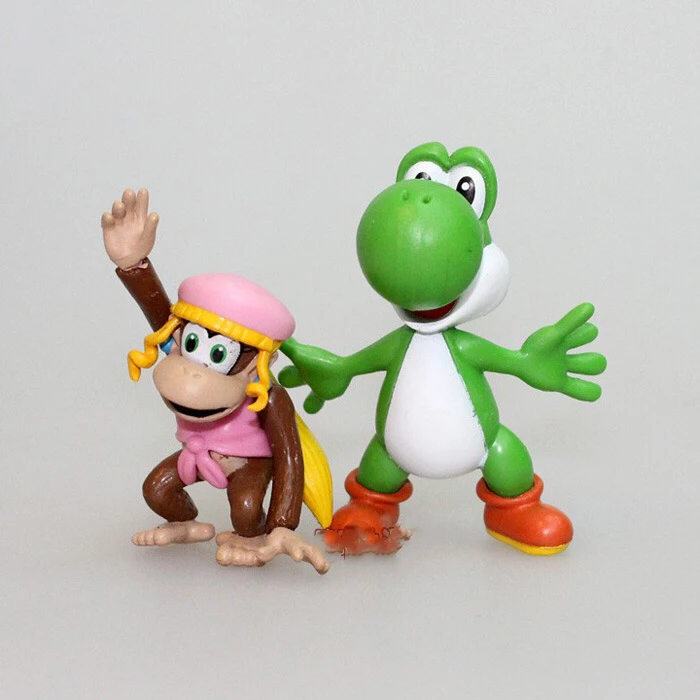 6 pcs DONKEY KONG Super Mario Bros Bowser Luigi Koopa Mario Toad Peach Princess Odyssey PVC Action Figure Model Dolls Toys 6 pcs DONKEY KONG Super Mario Bros Bowser Luigi Koopa Mario Toad Peach Princess Odyssey PVC Action Figure Model Dolls Toys