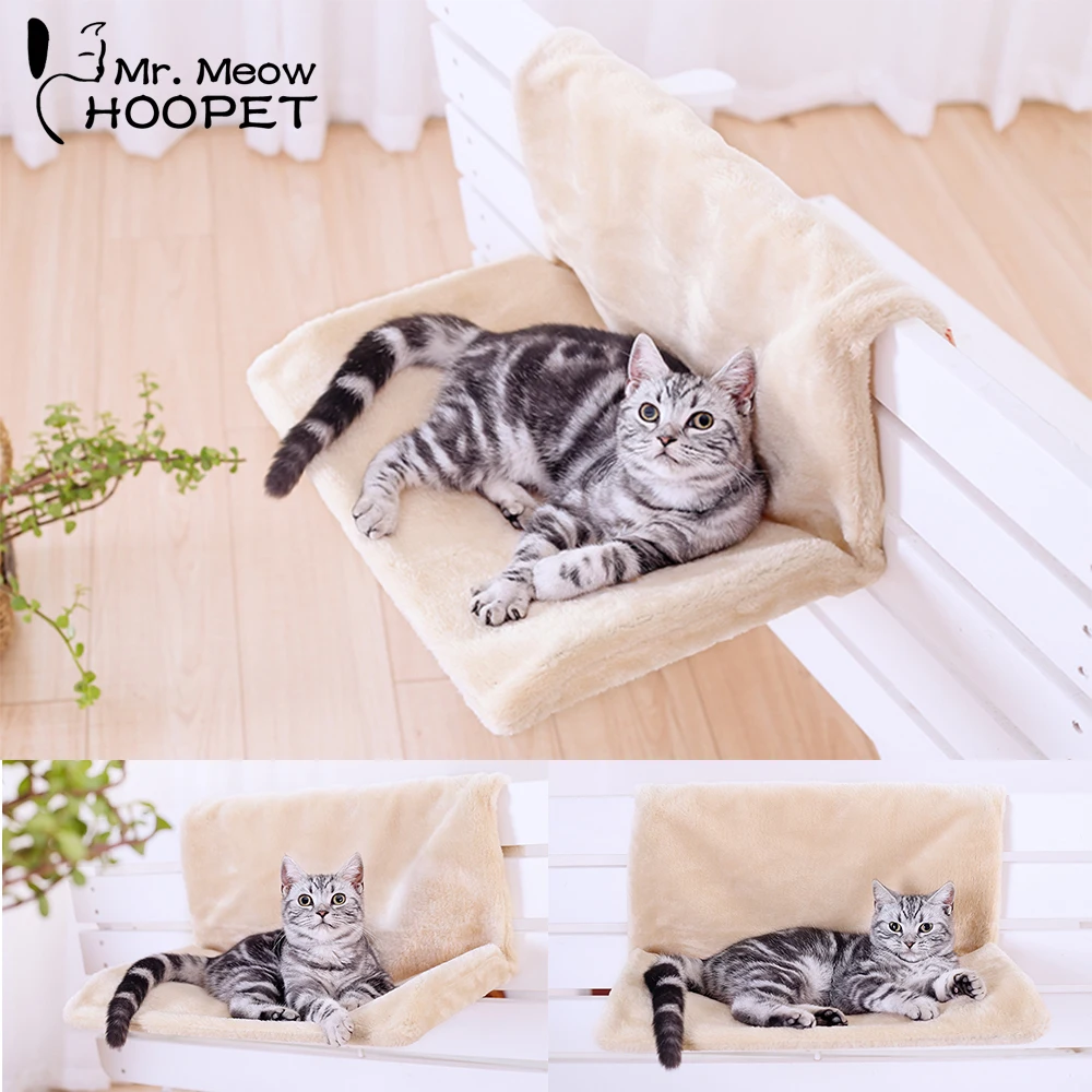 Hoopet Pet подвесная кровать удобное крепление на окно кошка гамак радиатор домашняя Подушка съемное одеяло коврик солнечное сиденье