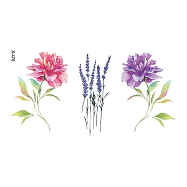 Wyuen Flower Waterproof Temporary Tattoo Stickers For Adults Kids Body Art Fake Tatoo For Women Tattoos P-092 Wyuen Flower Waterproof Temporary Tattoo Stickers For Adults Kids Body Art Fake Tatoo For Women Tattoos P-092