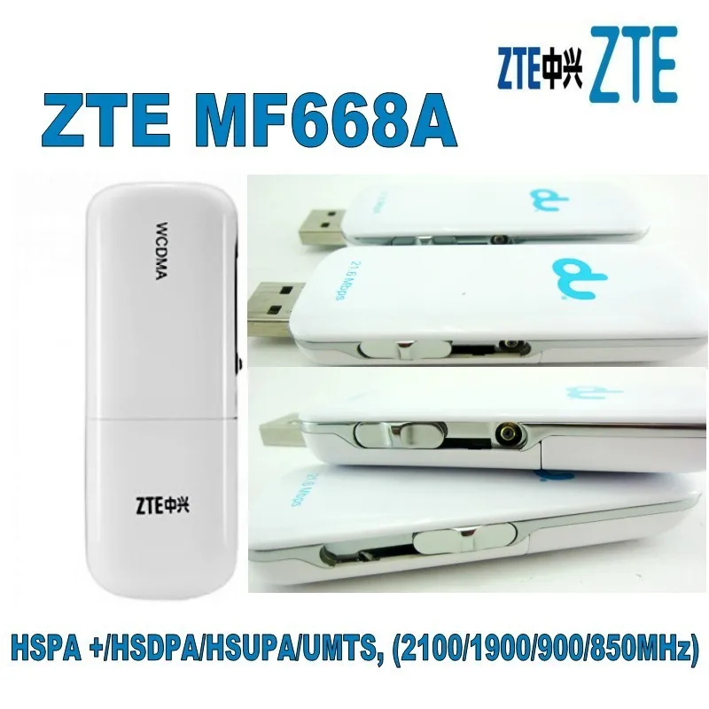 zte MF668A 3g беспроводной Интернет-карта 3g USB модем и 3g ключ карта данных 21 Мбит/с 850 МГц/1900 МГц/2100 МГц