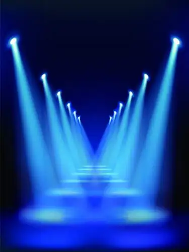 custom vinyl cloth 3 d stage blue light photography backdrops for