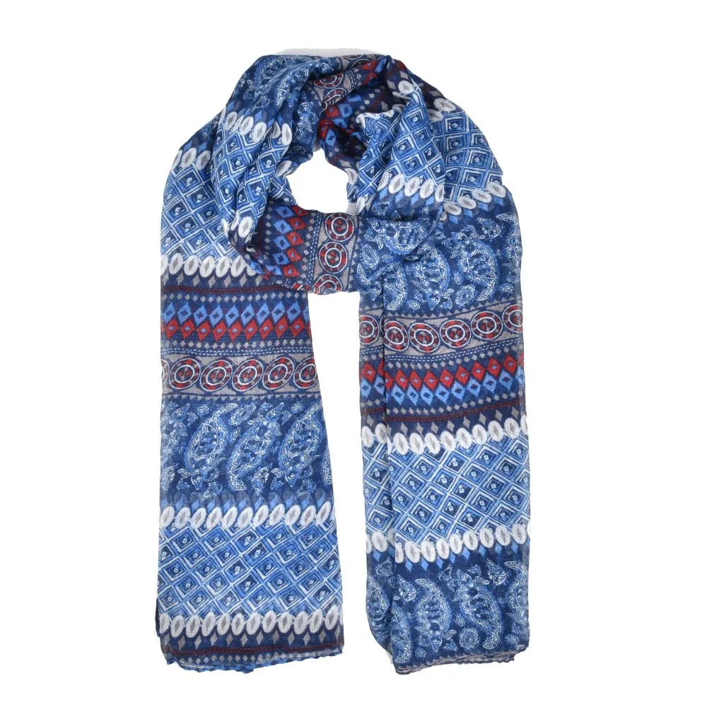 

YILIAN New Arrival Fashion Paisley Long Soft Print Scarf for Women Designer Promotion Lady Brand Scarves SF864
