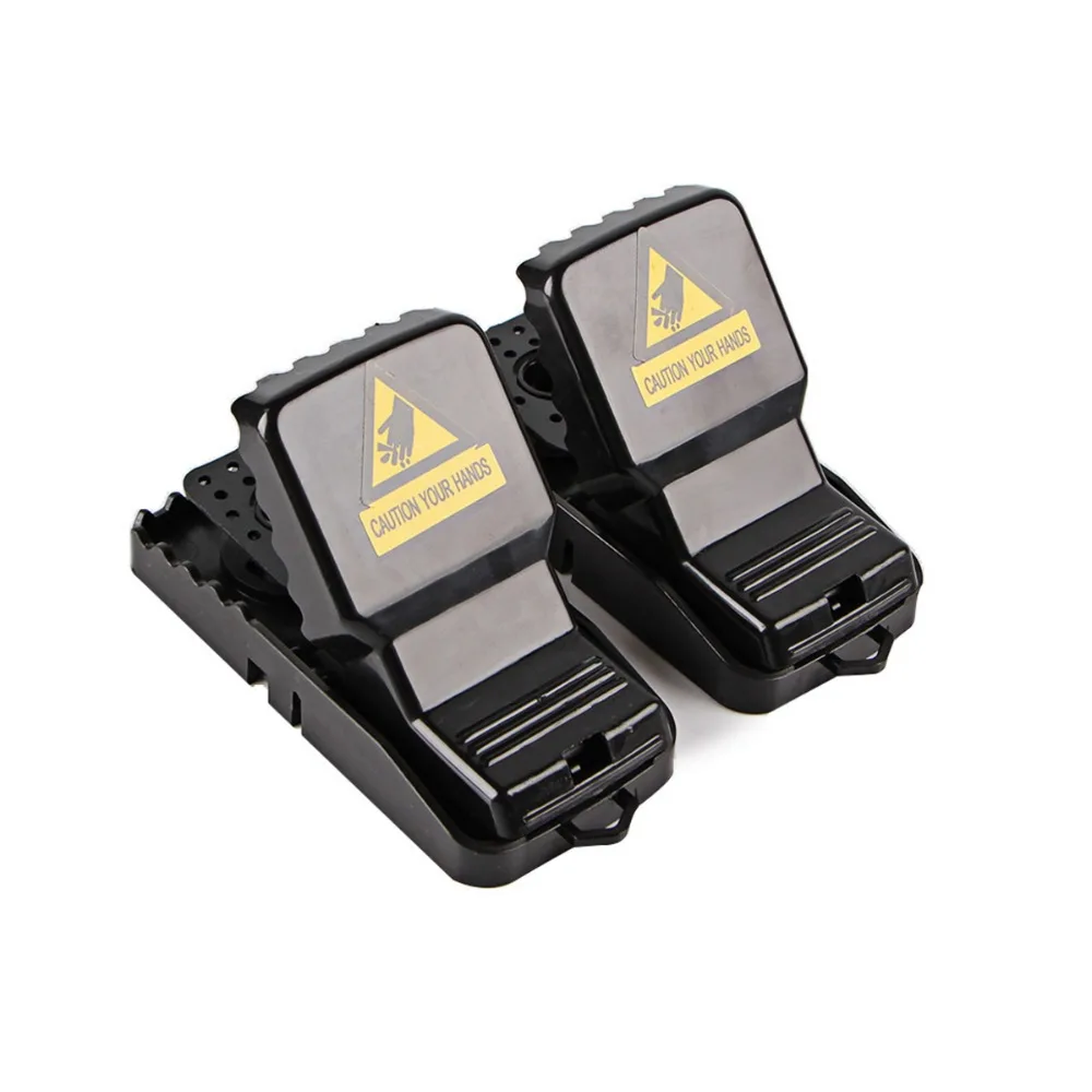 

2Pcs/lot Reusable Heavy Duty Rat Catching Mice Mouse Traps Mousetrap Bait Snap Spring Rodent Catcher Pest Control