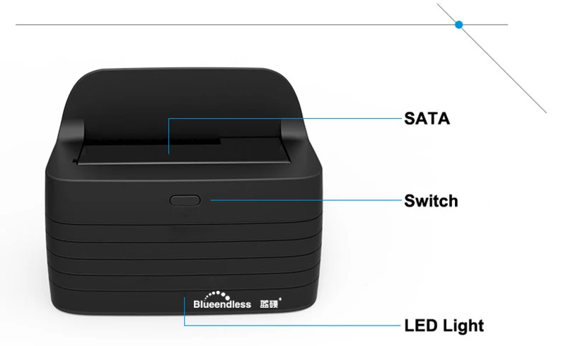 3 шт./лот hdd 1-Bay USB 3,0 на SATA до 6 ТБ кронштейн SSD 2,5 ''3,5'' док-станции жёсткий диск коробка для хранения Жесткий диск кронштейн стойки