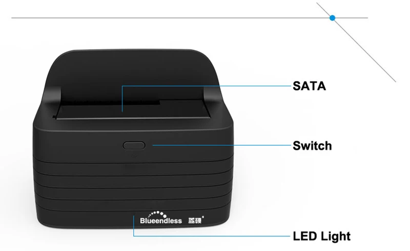 Blueendless 3.5 SATA HDD Docking Station  (8)