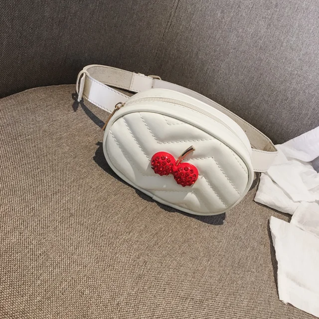 Fashion Cute Small Girl's Waist Bag Mini Brand Designer Funny Pack