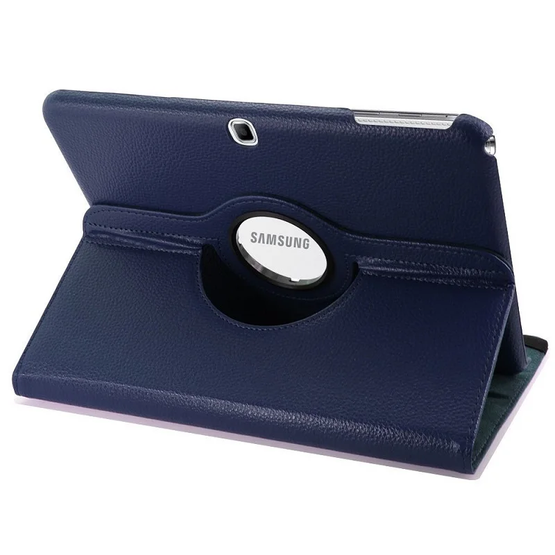 Чехол для samsung Galaxy Tab 3 10,1 дюймов P5200 P5220 P5210 GT-P5200 Tab3 10,1 крышка Чехол-книжка из искусственной кожи Стенд смарт-чехол для планшета кожаный Капа для чехол - Цвет: Тёмно-синий