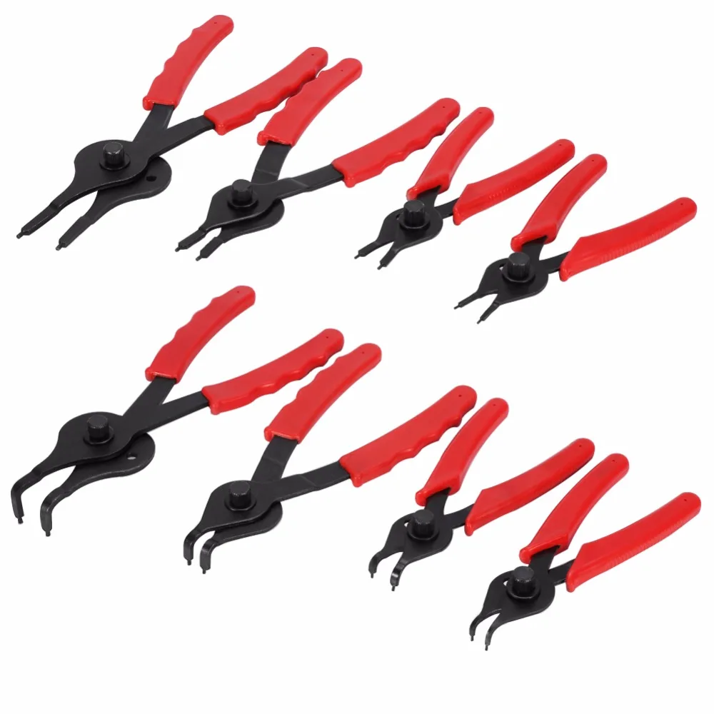 11pcs Universal Mechanics Internal & External Circlip Plier Tool Set