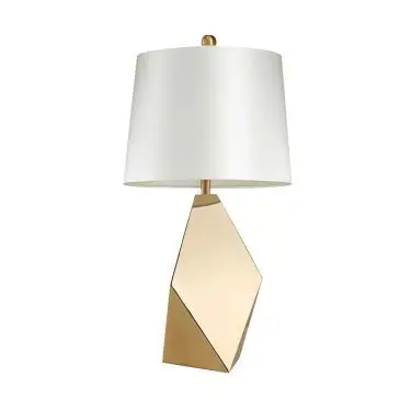 

Modern Creative Table Lamps Cloth Cover Metal Lamp Stand for Model Room Living Room Bedroom Villa and Art Decorative Lamps