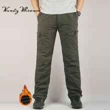 Зимние брюки мужские мешковатые тактические брюки карго Военный стиль хлопок много карманов гибкие мужские армейские брюки повседневные брюки