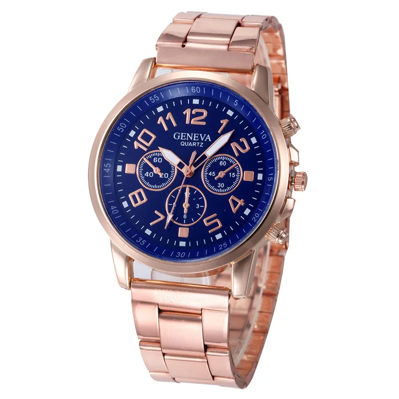 Женские модные часы Роскошные брендовые Кварцевые часы Женские сетчатые часы из нержавеющей стали женские часы Relogio Feminino часы - Цвет: Blue