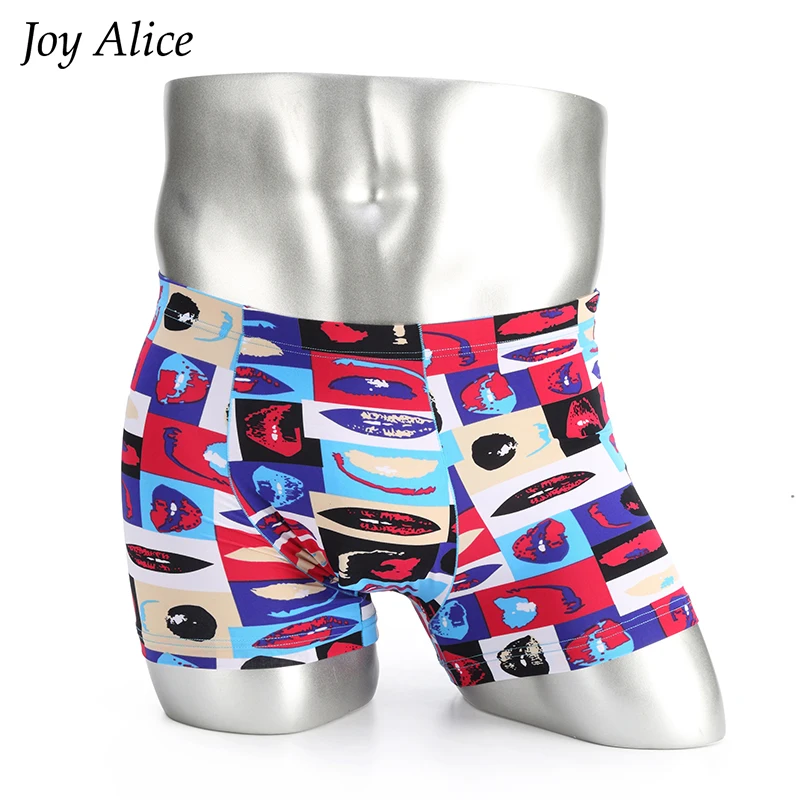 2017 лето ice ткань боксер Underwear/Боксер Письмо Печати Испания Сексуальные Шорты