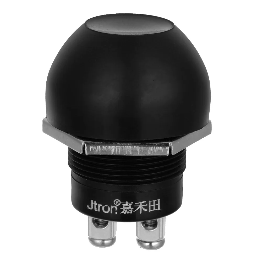 Jtron waterproof button Auto Switch off (on) switch 10A DC12 24V for