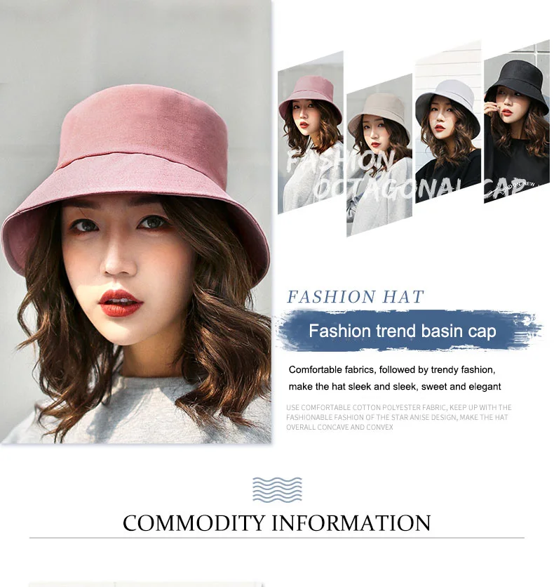 cute bucket hats Freeander New Women Retro Wide-brimmed Hat Outdoor Cotton Women's Summer Travel Beach Casual Bucket Hat Sunscreen Sun Hat womens white bucket hat