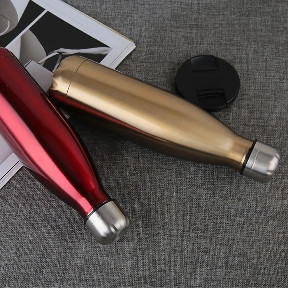 750ml Stainless Steel Vacuum Insulated Outdoor Sport Water Bottle Cup Gifts