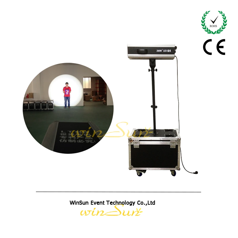 

Litewinsune Free Flight Case 200W Follow Spot LED Light