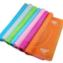 50*40 cm Silicone Baking Mat Liner Multifunctional Non-stick Cooking Plate Bakeware Mats Pad Pastry Cake Tools with Scale