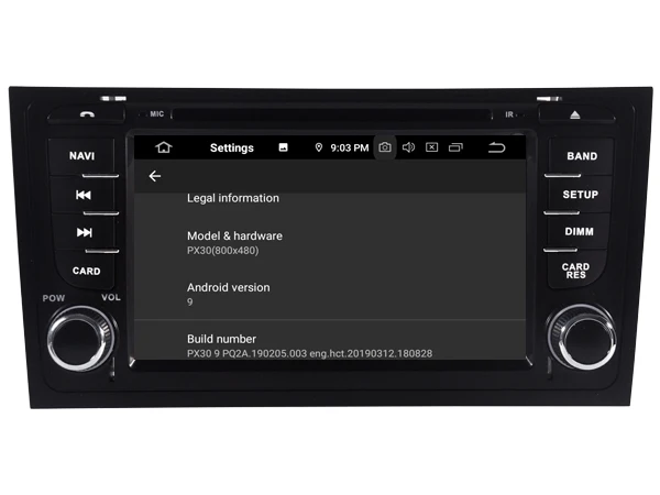 Perfect Navirider autoradio gps navigation android 9.0 car radio Player for AUDI A6 S6 RS6 Multimedia DVD camera stereo AUTO accessories 5