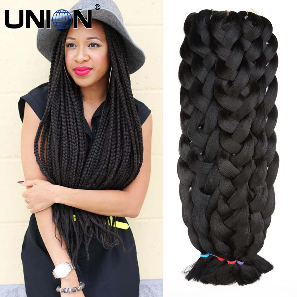 Buy african braiding kanekalon hair jumbo braid