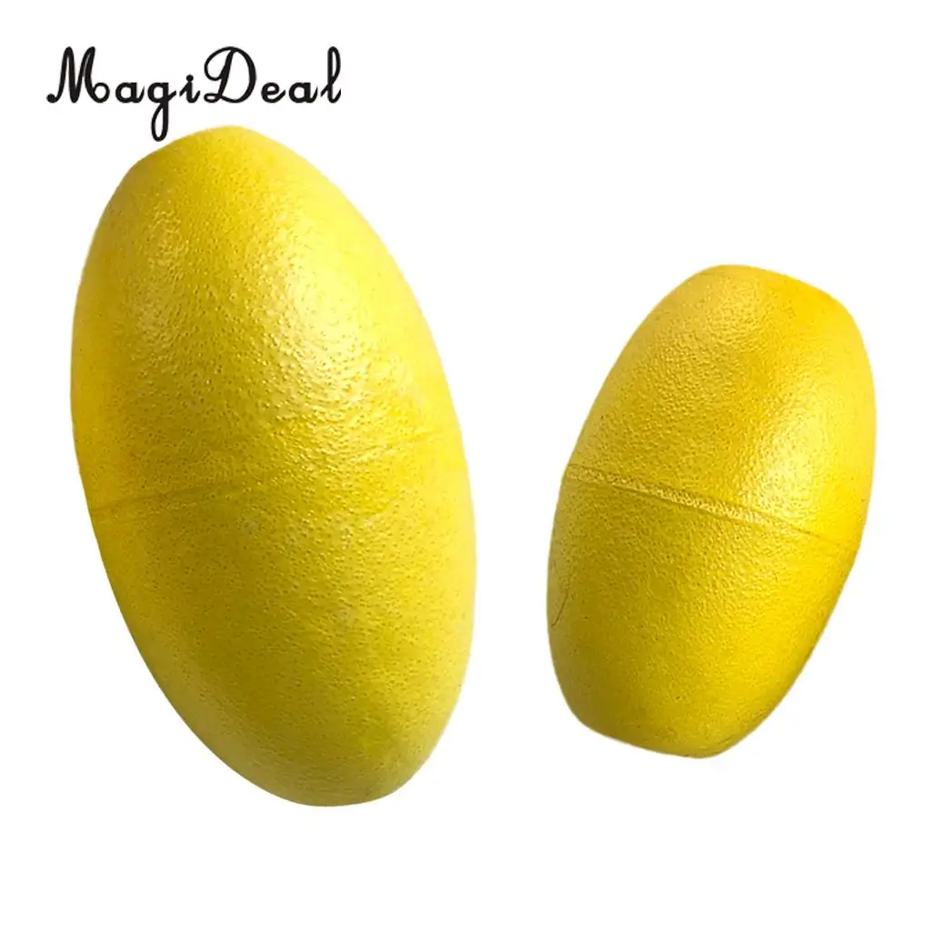 MagiDeal 2 Pieces Yellow EVA Kayak Drift Anchor Float Buoy for Tow Rope Throw Line