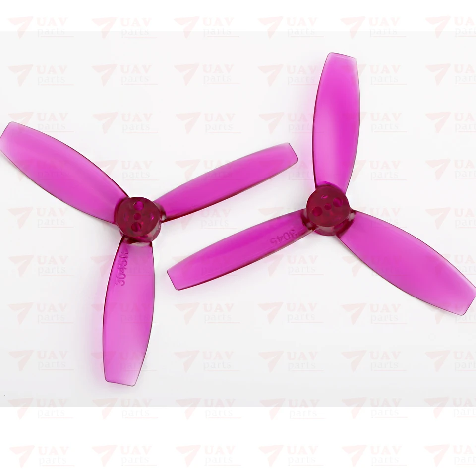 6 Colors DYS 6 Pairs 3045 3 Inch 3 Hole Propellers 3-Blade Prop for BE1102 BE1104 Motor FPV Quadcopters Multicopters Drones