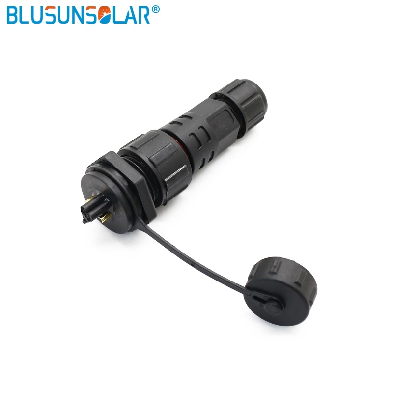 

10 pair/lot M16 2,3,4 ,5 Pin 300V 10A IP67 Male Panel Mount Waterproof Cable Connector Nylon Material, Gold Plated Pins