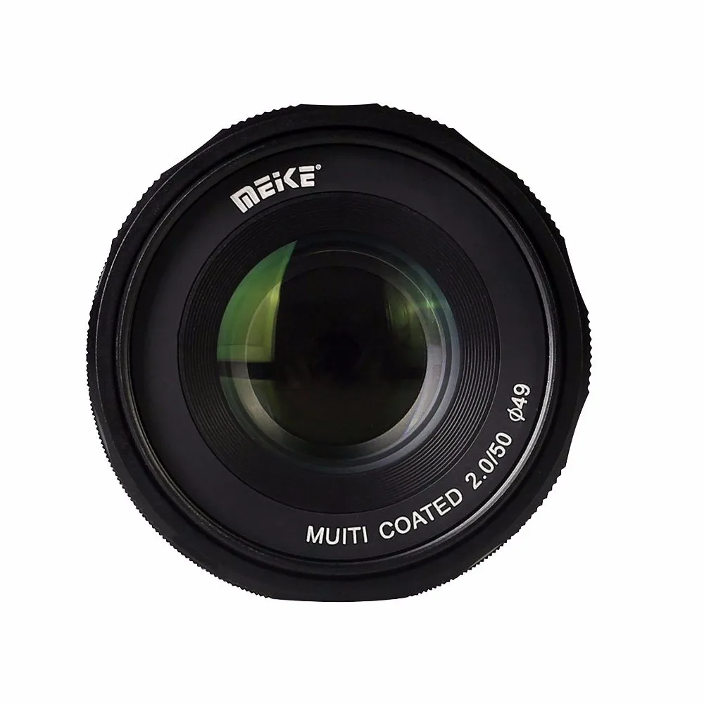 Объектив Meike MK-4/3-50-2 0 50 мм f2.0 с большой диафрагмой ручной фокус объектив APS-C для