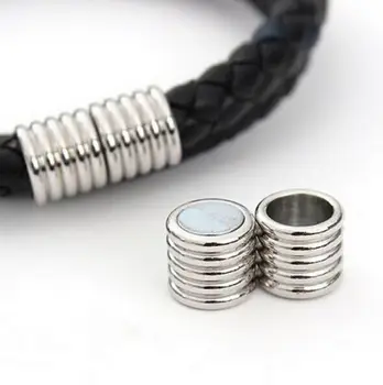 

10pcs Jewelry connector Leather Cord Magnetic Clasps Jewelry findings 5mm