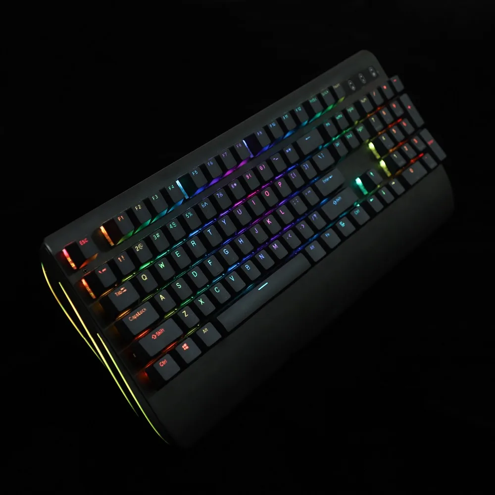 Черно белый профиль вишни PBT Double Shot 104 108 верхняя печать блестящая прозрачная