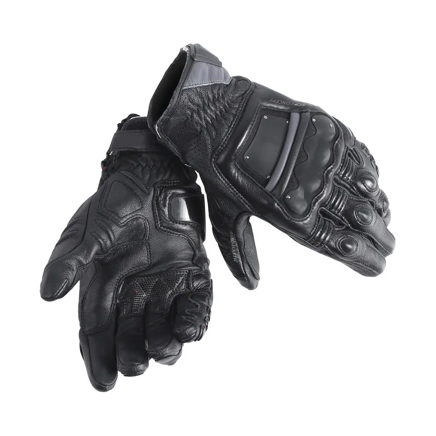 

New 3 Colors 100% Genuine Leather 4 STROKE EVO Motorcycle Gloves MotoGP Racing Driving Motorbike Original Cowhide Short Gloves