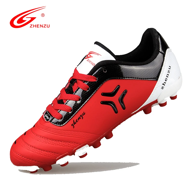 

ZHENZU New Arrival Men Teenagers Football Shoes AG Artificial Ground Soccer Boots Professional Sports Shoes, Size 36-44