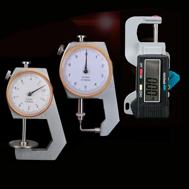 

Dental Lab Product precision 0-10*0.1mm /0-20*0.1mm Caliper With Watch Measuring of Metal Watch Showing Thickness Gauge