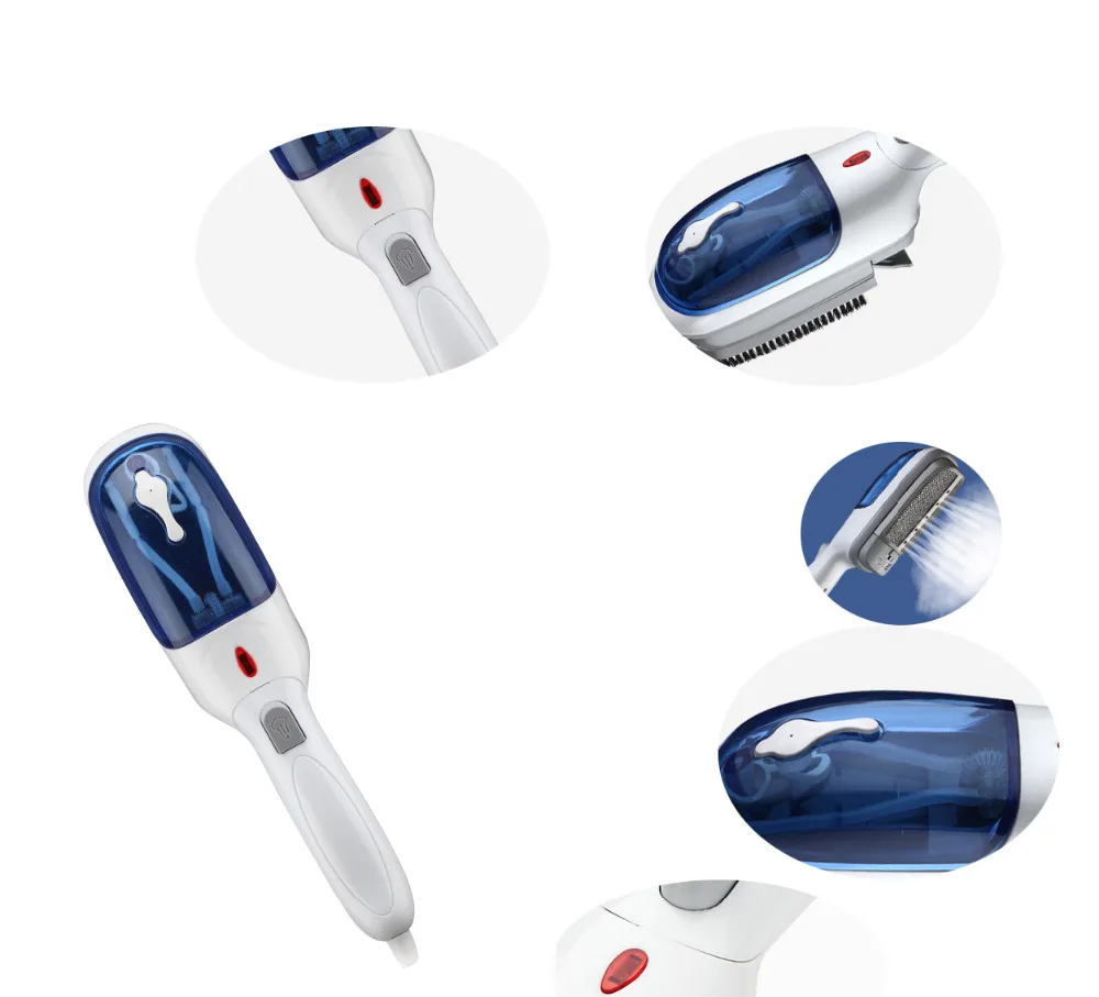 

Multifunctional Handheld Electric Steam Iron With Ceramic Soleplate For Home Portable Clothes Garment Steamer Lint Remover-