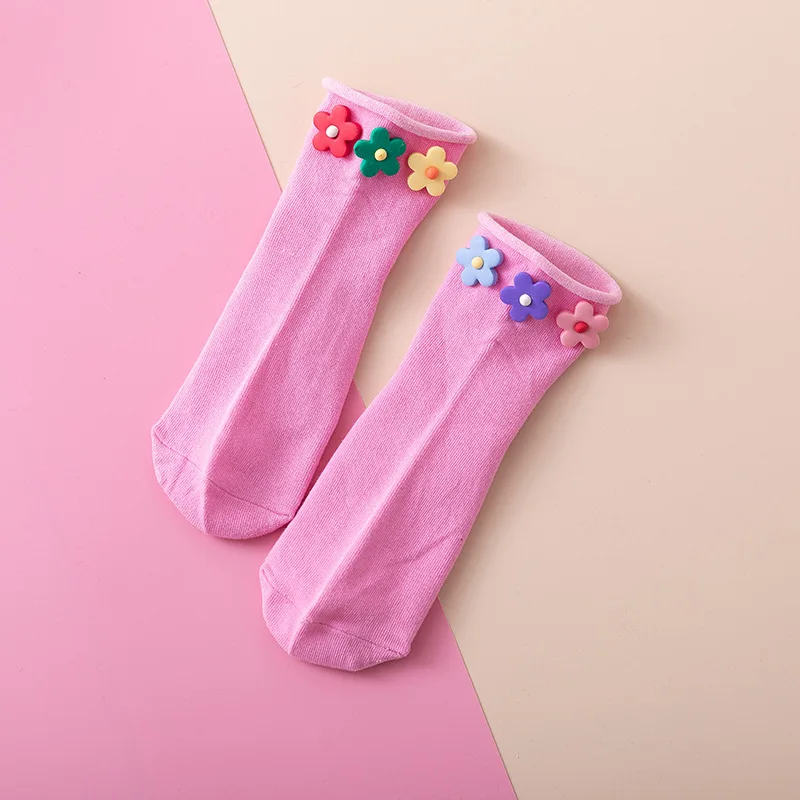 Женские носки ARMKIN в Корейском стиле милые цветочные носки повседневные хлопковые яркие цветные носки Изящные calcetines смешные носки Харадзюку - Цвет: SMT-70-1