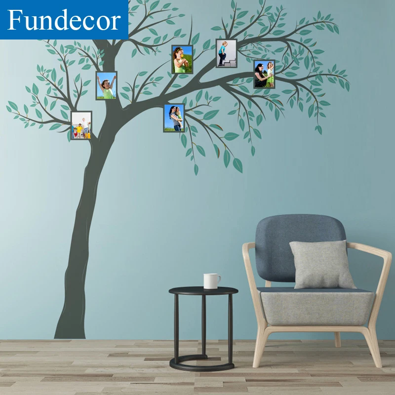 

[Fundecor] DIY Large Size Photo Tree Wall Stickers Home Decor Living rooms Bedroom Self-adhesive Wall Decals Spring Decoration