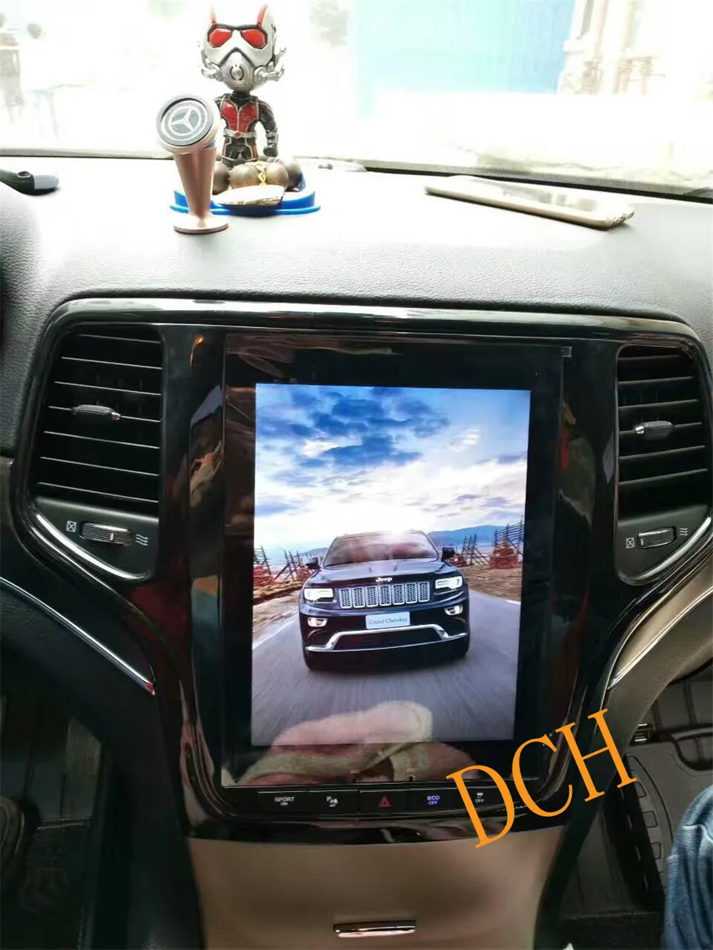 10,4 дюймов Tesla стиль Android 8,1 автомобильный DVD gps плеер навигация для Jeep Grand Cherokee 2012- PX6 CARPLAY радио ips стерео