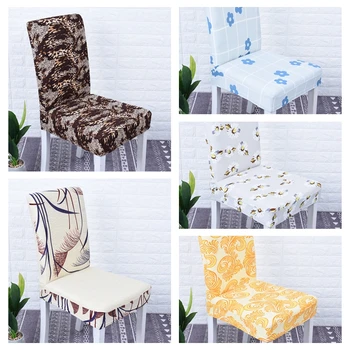 

2019 Removable Computer Chair Covers Spandex With Backrest Seat Stretch Dining Wedding Linings Kitchen Chairs Covers For Banquet
