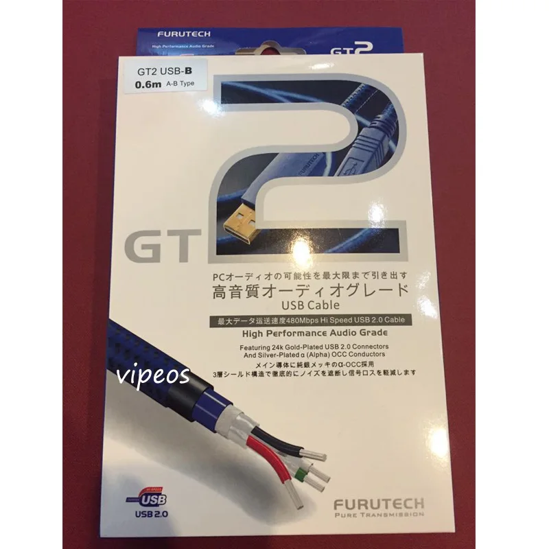 Бесплатная доставка USB кабель GT2 2 0 кабели с посеребренным покрытием OCC медные для