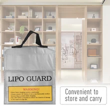 Канцелярские принадлежности папка для документов Lipo Защитная сумка для батареи огнестойкая Взрывозащищенная Водонепроницаемая безопасная зарядная сумка для хранения