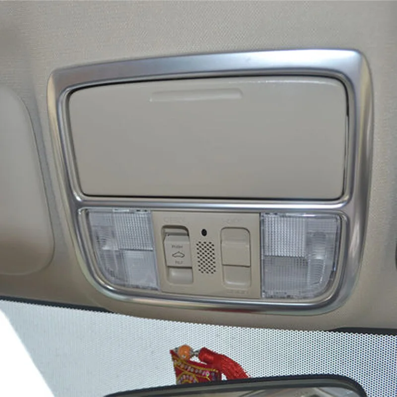 

ABS Matte front ceiling roof reading light lamp cover trim frame For Honda CRV CR-V 2012 2013 2014 2015 2016 Accessories 1pcs