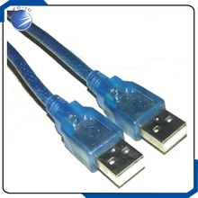 1 шт. медное кольцо 2 USBA-A кабель провод кабель для передачи данных расширен к мужским Электрическим Проводам