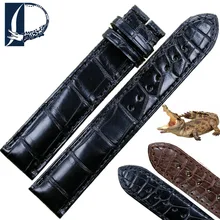 Pesno Superior Quality Crocodile Leather Watch Strap Black Brown 18 5mm Men Watch Accessories Watch Band